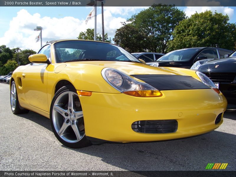 Speed Yellow / Black 2000 Porsche Boxster