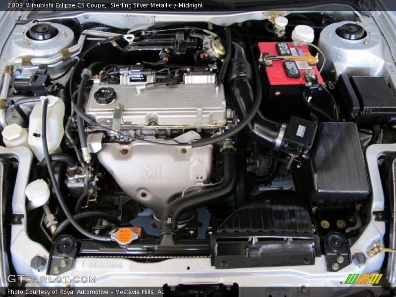 Sterling Silver Metallic / Midnight 2003 Mitsubishi Eclipse GS Coupe