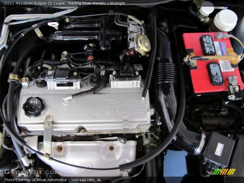 Sterling Silver Metallic / Midnight 2003 Mitsubishi Eclipse GS Coupe