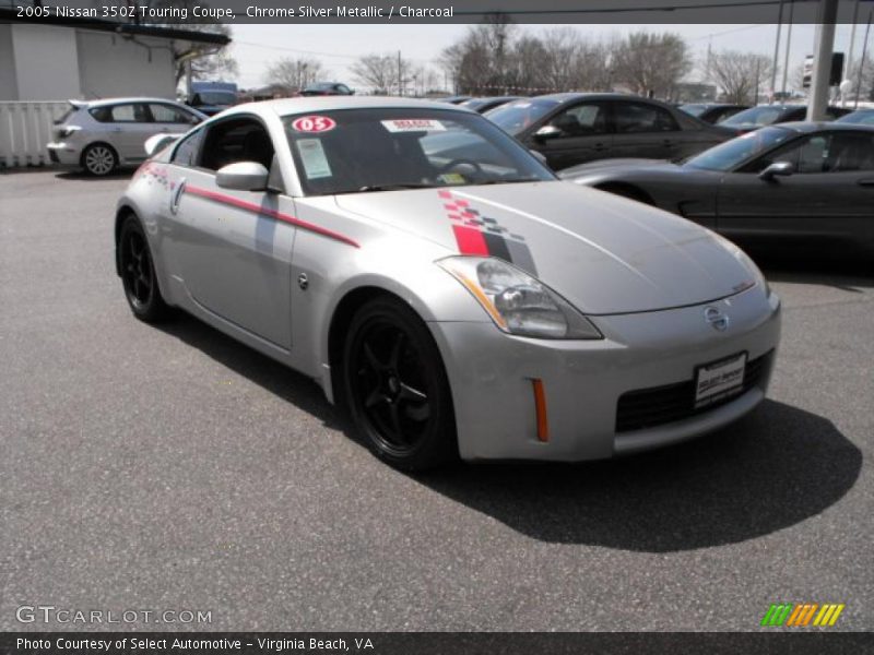 Chrome Silver Metallic / Charcoal 2005 Nissan 350Z Touring Coupe