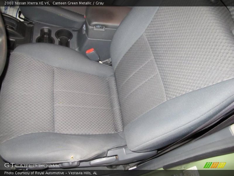 Canteen Green Metallic / Gray 2003 Nissan Xterra XE V6