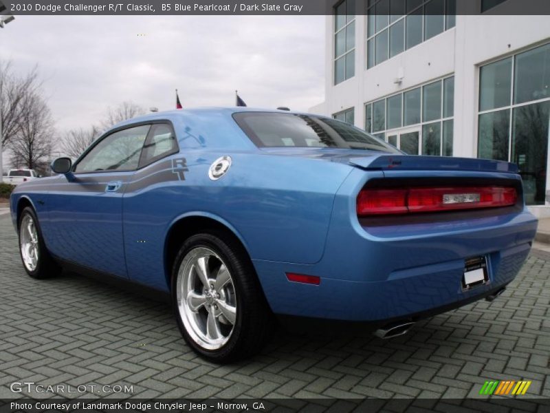 B5 Blue Pearlcoat / Dark Slate Gray 2010 Dodge Challenger R/T Classic