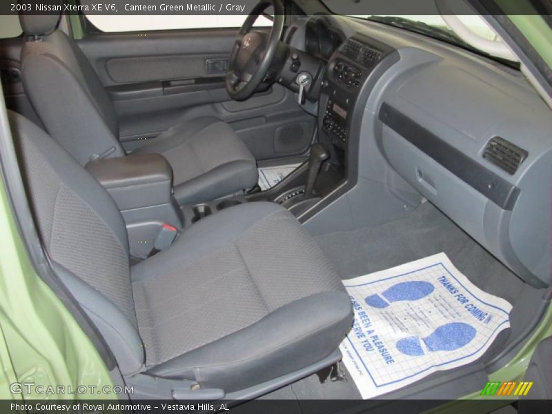 Canteen Green Metallic / Gray 2003 Nissan Xterra XE V6