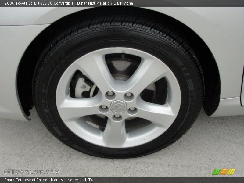 Lunar Mist Metallic / Dark Stone 2006 Toyota Solara SLE V6 Convertible