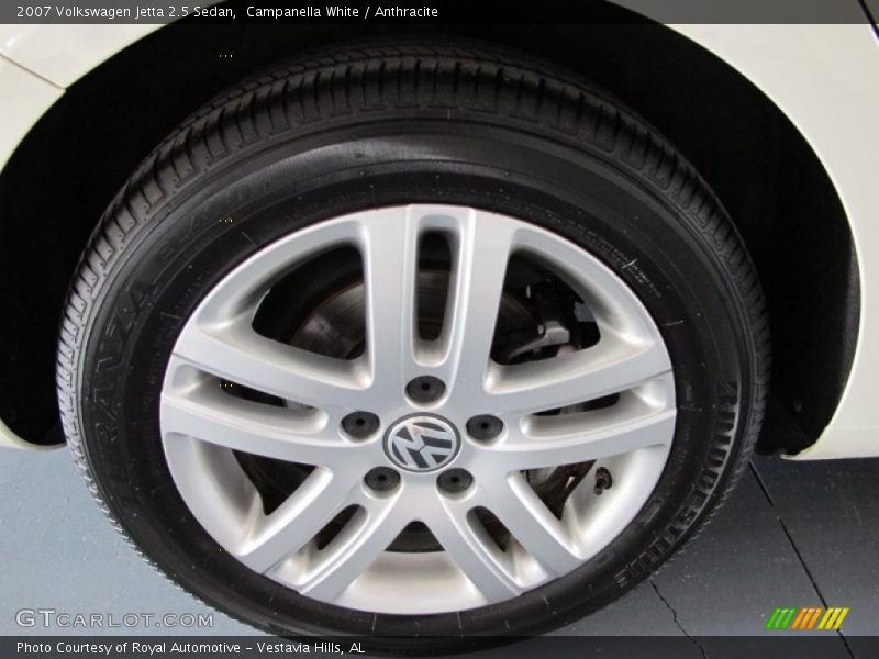 Campanella White / Anthracite 2007 Volkswagen Jetta 2.5 Sedan