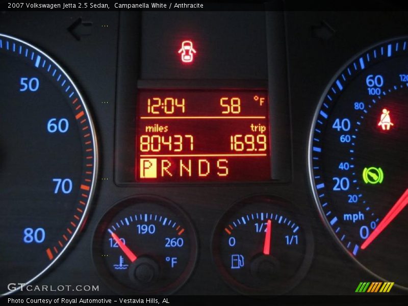 Campanella White / Anthracite 2007 Volkswagen Jetta 2.5 Sedan