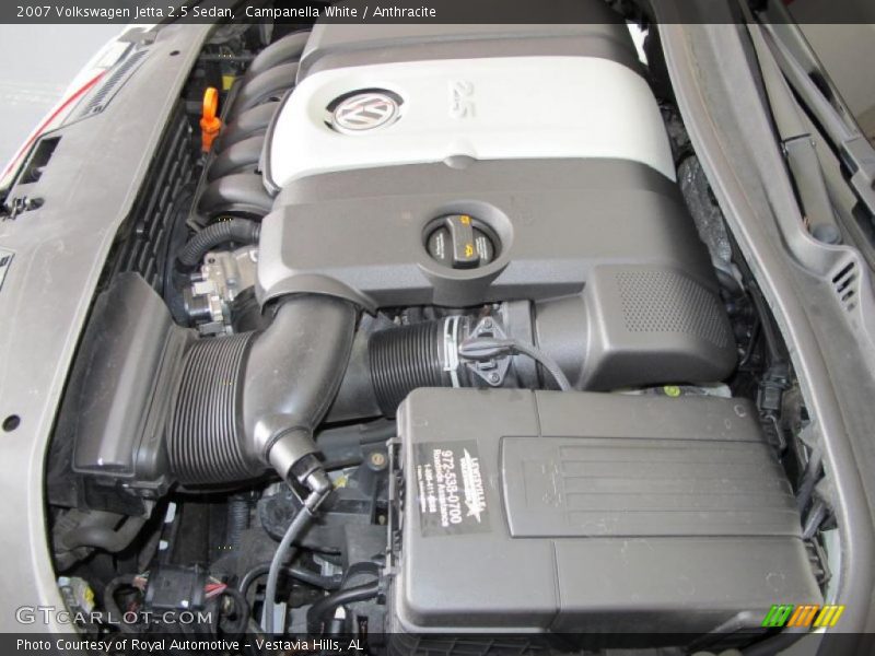 Campanella White / Anthracite 2007 Volkswagen Jetta 2.5 Sedan