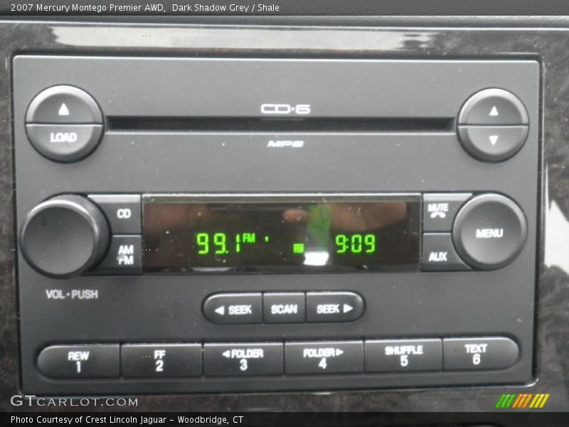Dark Shadow Grey / Shale 2007 Mercury Montego Premier AWD