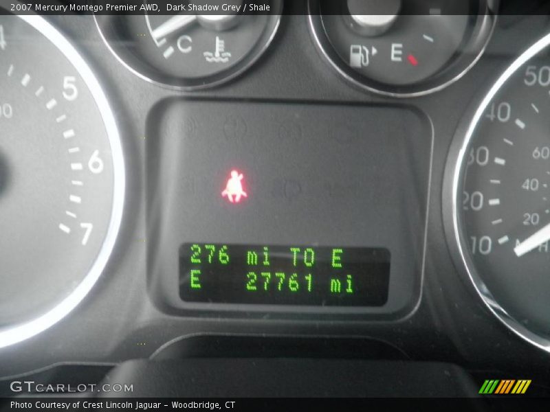 Dark Shadow Grey / Shale 2007 Mercury Montego Premier AWD