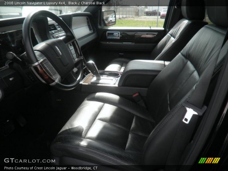 Black / Charcoal Black 2008 Lincoln Navigator L Luxury 4x4