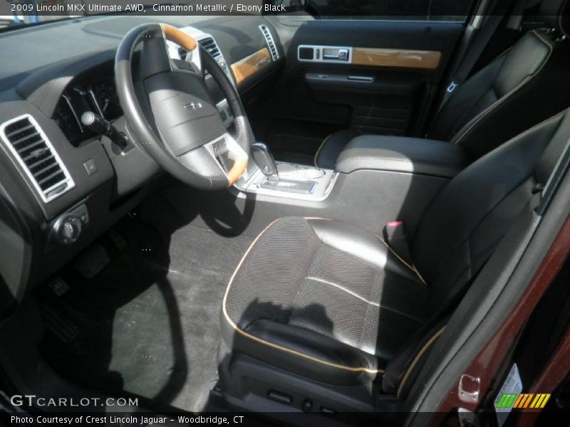 Cinnamon Metallic / Ebony Black 2009 Lincoln MKX Ultimate AWD