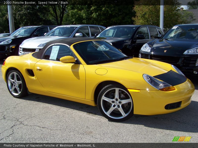 Speed Yellow / Black 2000 Porsche Boxster