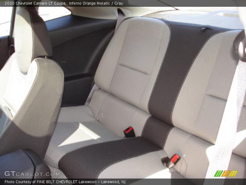 Inferno Orange Metallic / Gray 2010 Chevrolet Camaro LT Coupe