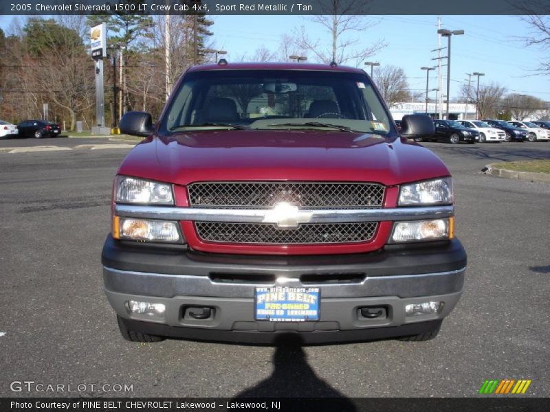 Sport Red Metallic / Tan 2005 Chevrolet Silverado 1500 LT Crew Cab 4x4