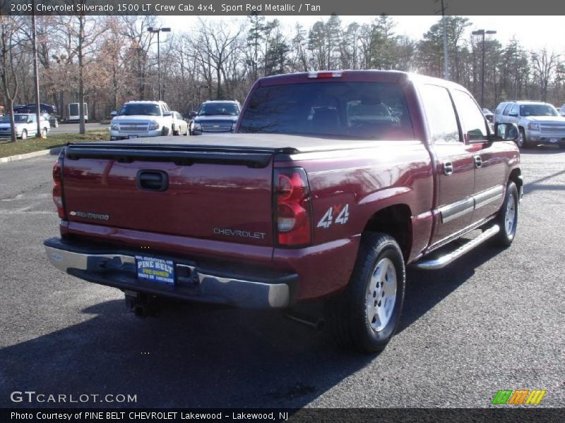 Sport Red Metallic / Tan 2005 Chevrolet Silverado 1500 LT Crew Cab 4x4