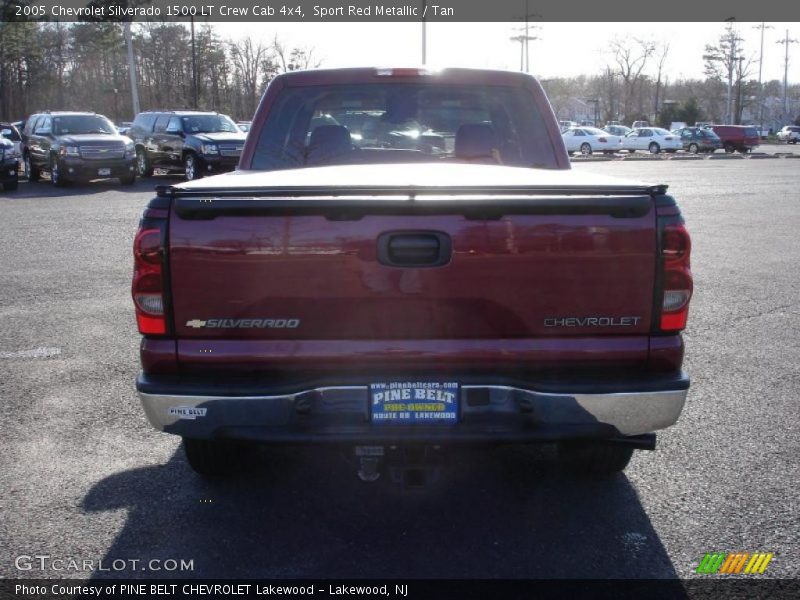 Sport Red Metallic / Tan 2005 Chevrolet Silverado 1500 LT Crew Cab 4x4