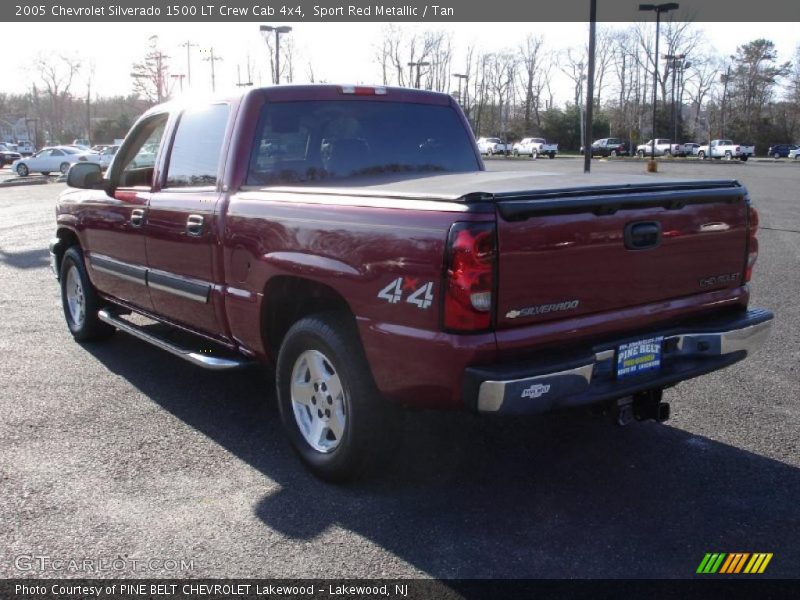 Sport Red Metallic / Tan 2005 Chevrolet Silverado 1500 LT Crew Cab 4x4