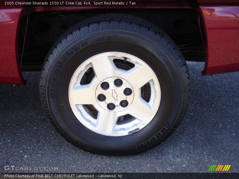 Sport Red Metallic / Tan 2005 Chevrolet Silverado 1500 LT Crew Cab 4x4