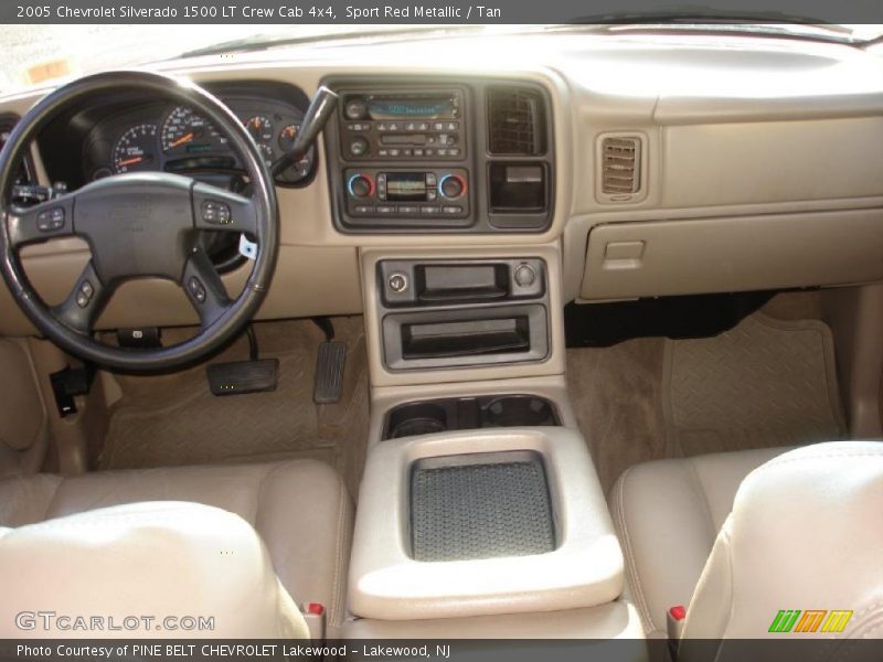 Sport Red Metallic / Tan 2005 Chevrolet Silverado 1500 LT Crew Cab 4x4