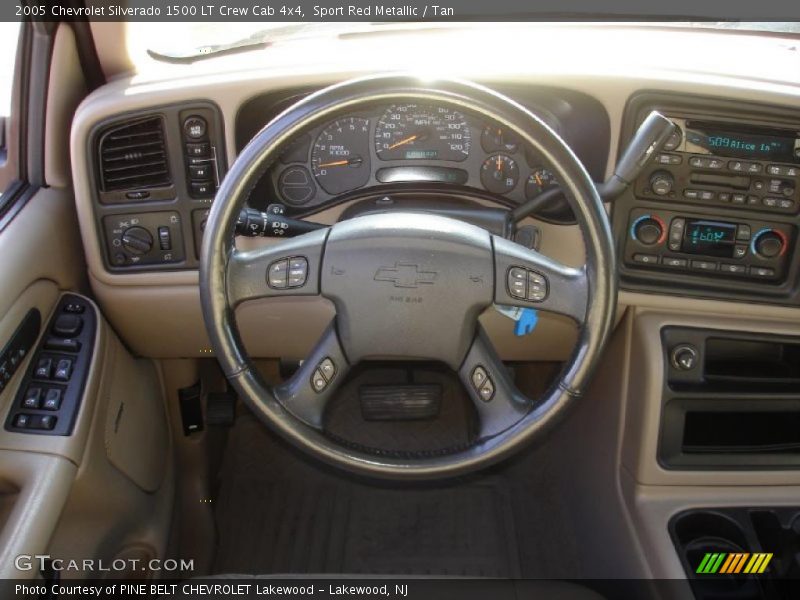 Sport Red Metallic / Tan 2005 Chevrolet Silverado 1500 LT Crew Cab 4x4