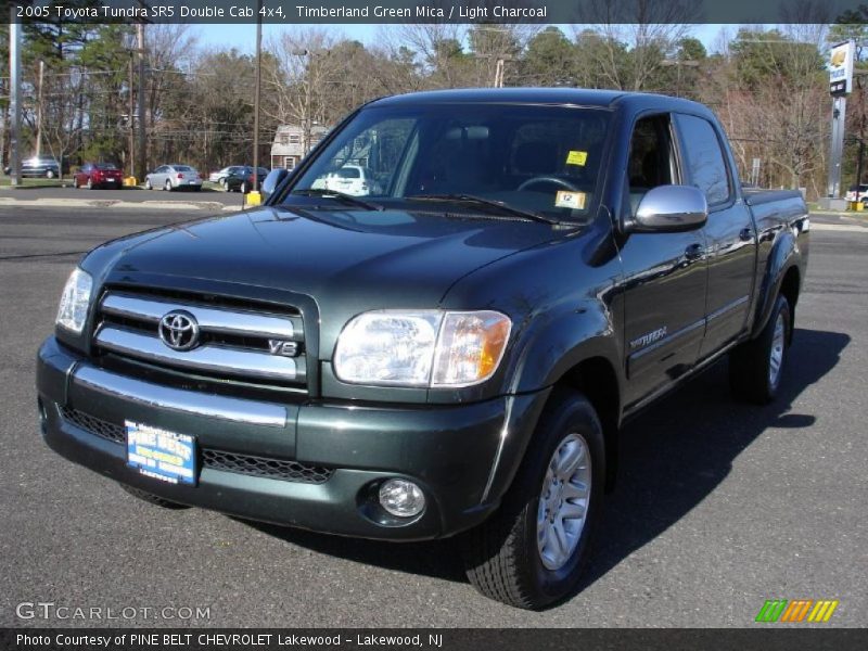 Timberland Green Mica / Light Charcoal 2005 Toyota Tundra SR5 Double Cab 4x4