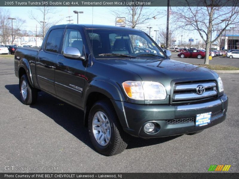 Timberland Green Mica / Light Charcoal 2005 Toyota Tundra SR5 Double Cab 4x4
