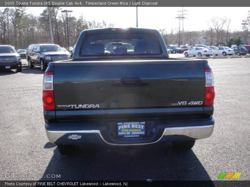 Timberland Green Mica / Light Charcoal 2005 Toyota Tundra SR5 Double Cab 4x4