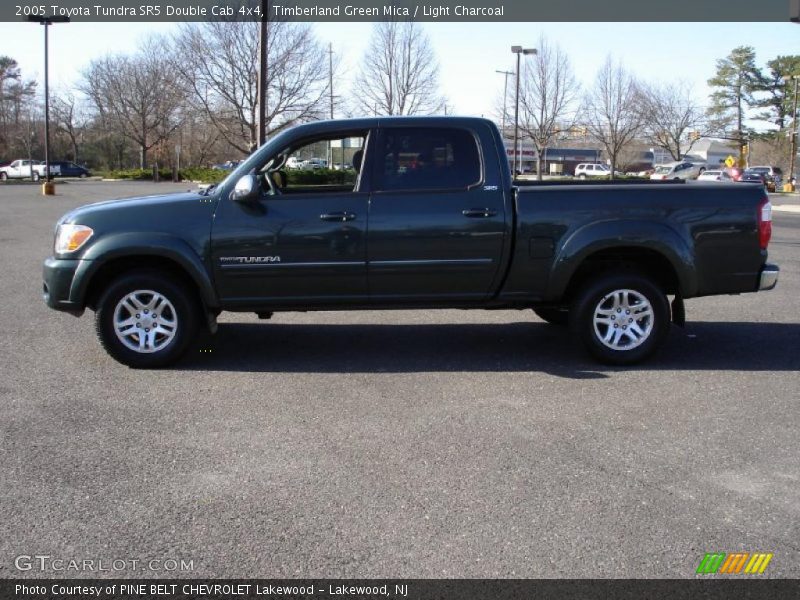 Timberland Green Mica / Light Charcoal 2005 Toyota Tundra SR5 Double Cab 4x4