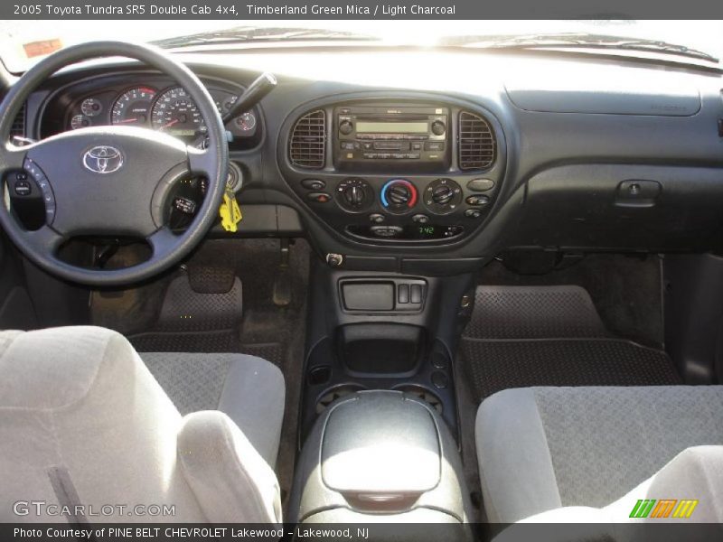 Timberland Green Mica / Light Charcoal 2005 Toyota Tundra SR5 Double Cab 4x4