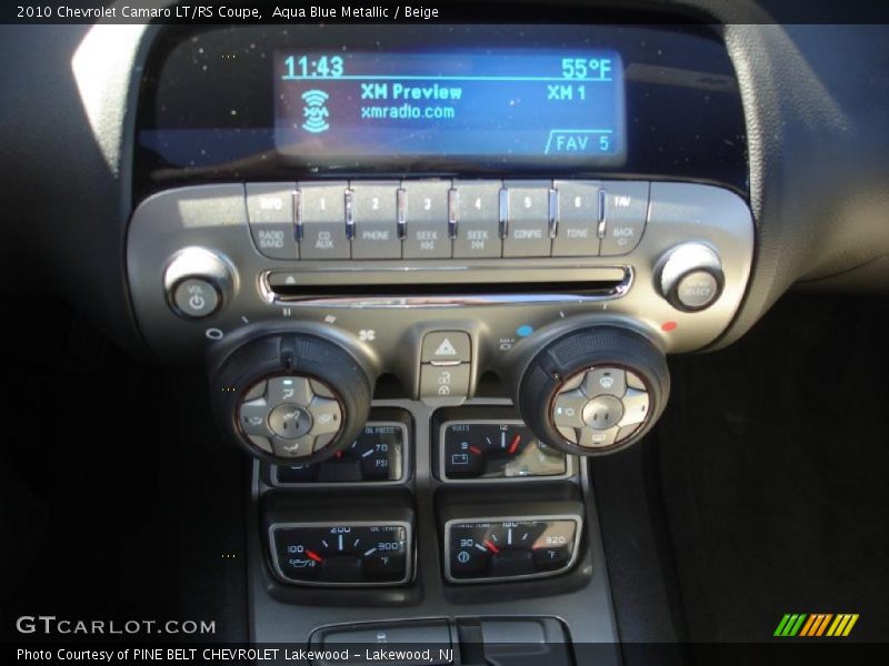 Aqua Blue Metallic / Beige 2010 Chevrolet Camaro LT/RS Coupe