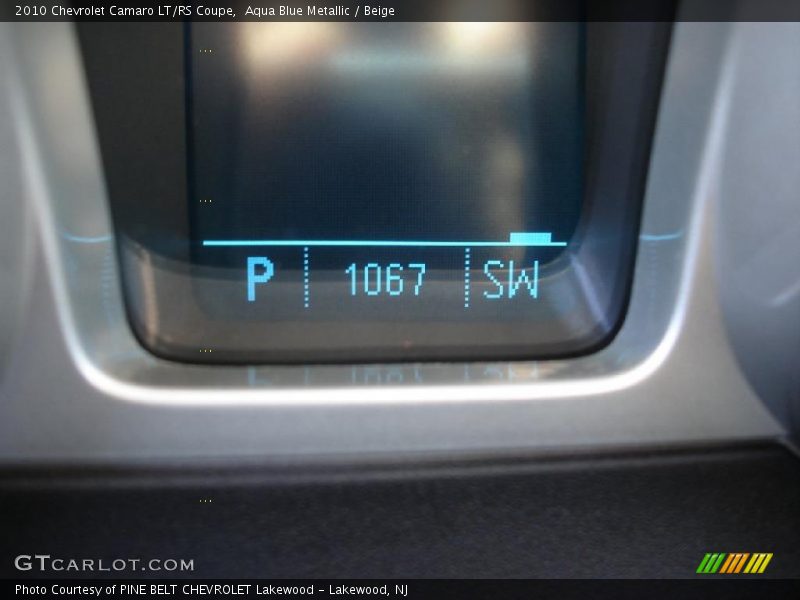 Aqua Blue Metallic / Beige 2010 Chevrolet Camaro LT/RS Coupe