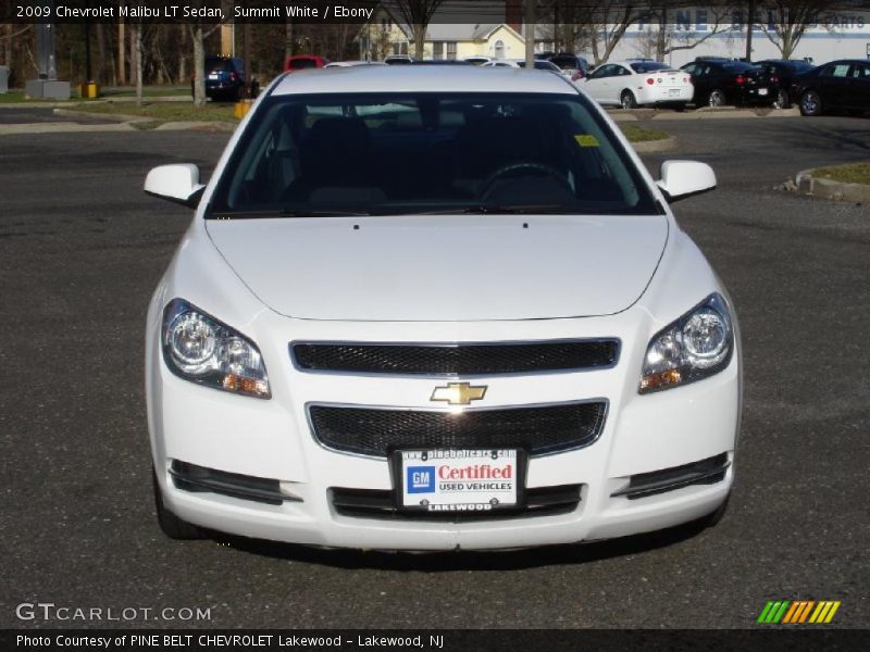 Summit White / Ebony 2009 Chevrolet Malibu LT Sedan