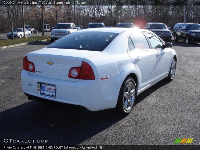 Summit White / Ebony 2009 Chevrolet Malibu LT Sedan