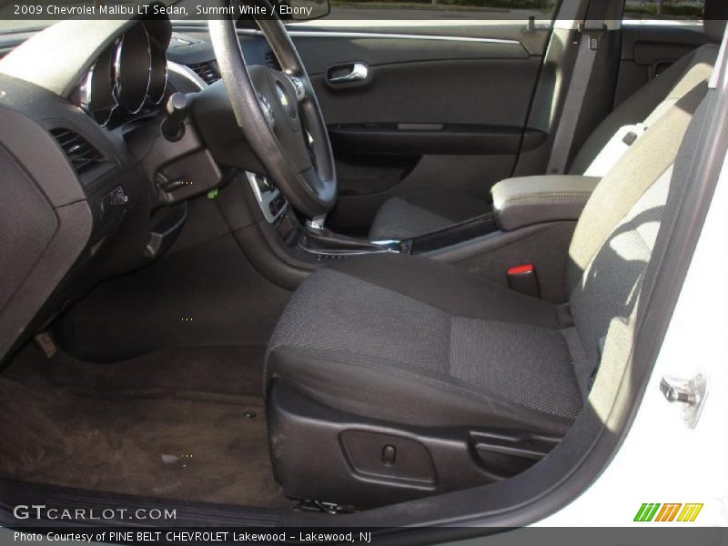 Summit White / Ebony 2009 Chevrolet Malibu LT Sedan