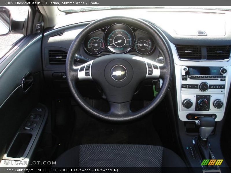 Summit White / Ebony 2009 Chevrolet Malibu LT Sedan