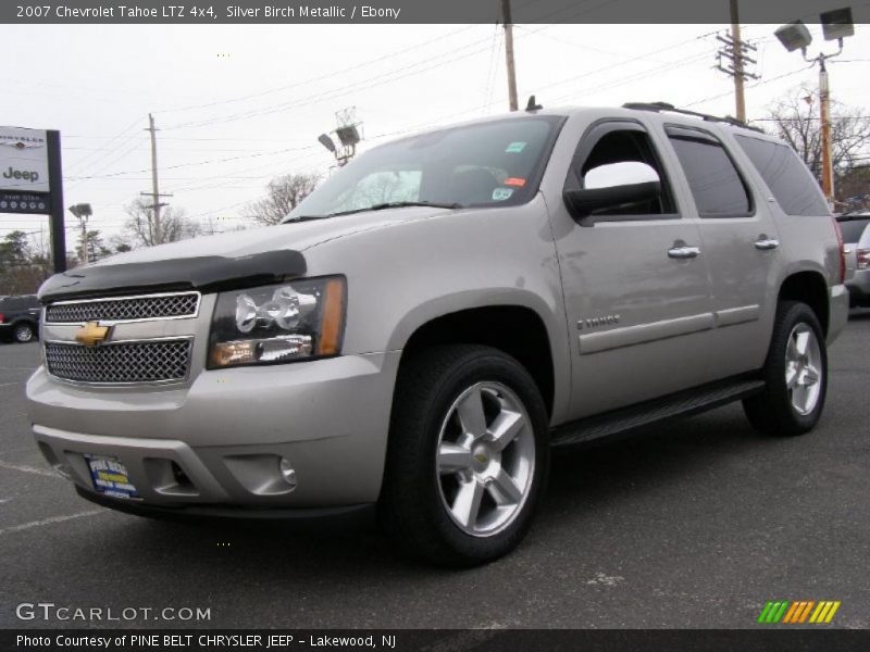 Silver Birch Metallic / Ebony 2007 Chevrolet Tahoe LTZ 4x4