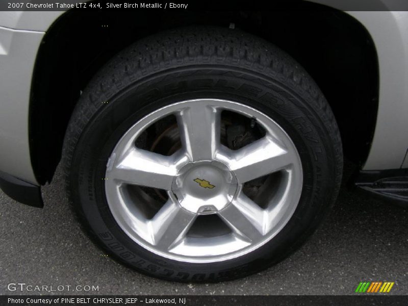 Silver Birch Metallic / Ebony 2007 Chevrolet Tahoe LTZ 4x4