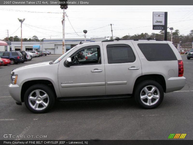 Silver Birch Metallic / Ebony 2007 Chevrolet Tahoe LTZ 4x4