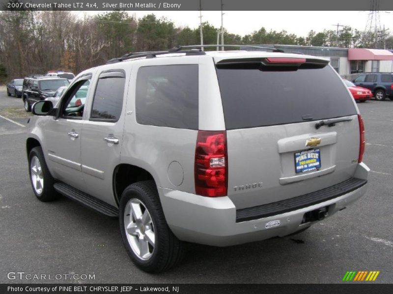 Silver Birch Metallic / Ebony 2007 Chevrolet Tahoe LTZ 4x4