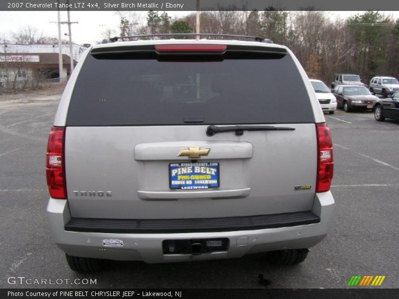 Silver Birch Metallic / Ebony 2007 Chevrolet Tahoe LTZ 4x4