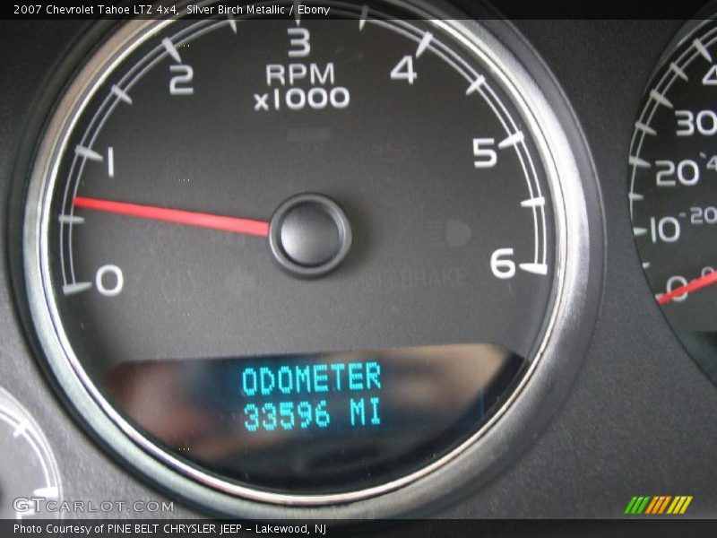 Silver Birch Metallic / Ebony 2007 Chevrolet Tahoe LTZ 4x4