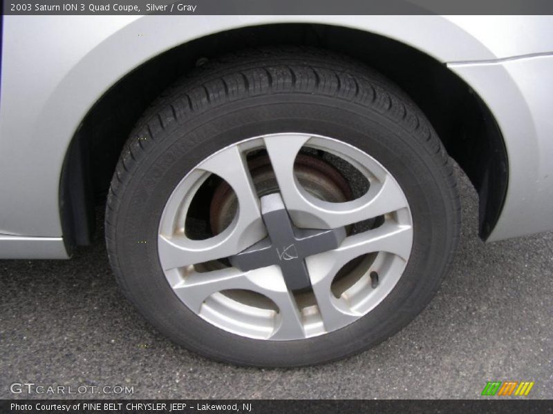 Silver / Gray 2003 Saturn ION 3 Quad Coupe