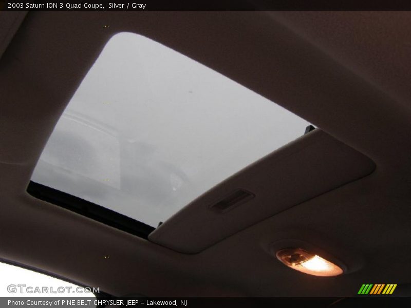 Silver / Gray 2003 Saturn ION 3 Quad Coupe