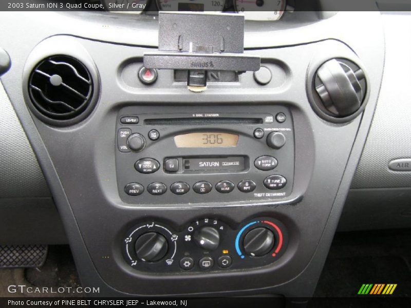 Silver / Gray 2003 Saturn ION 3 Quad Coupe