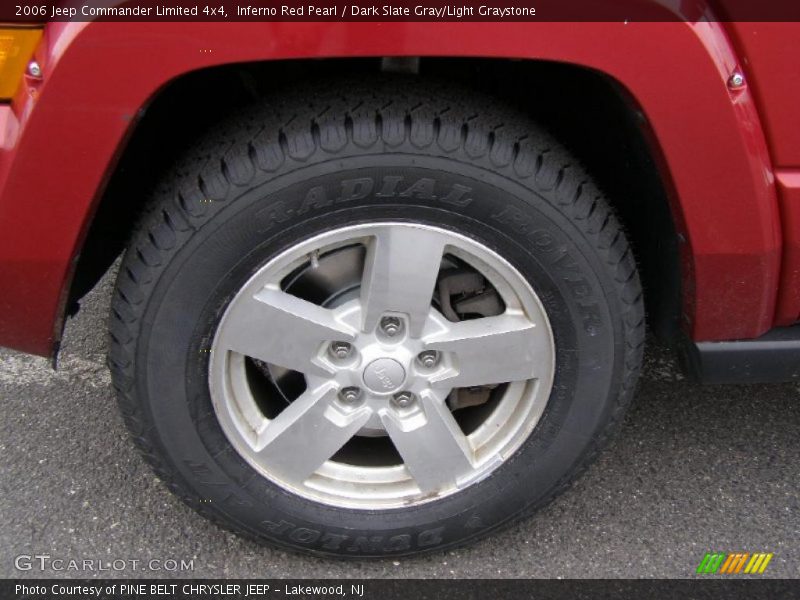Inferno Red Pearl / Dark Slate Gray/Light Graystone 2006 Jeep Commander Limited 4x4
