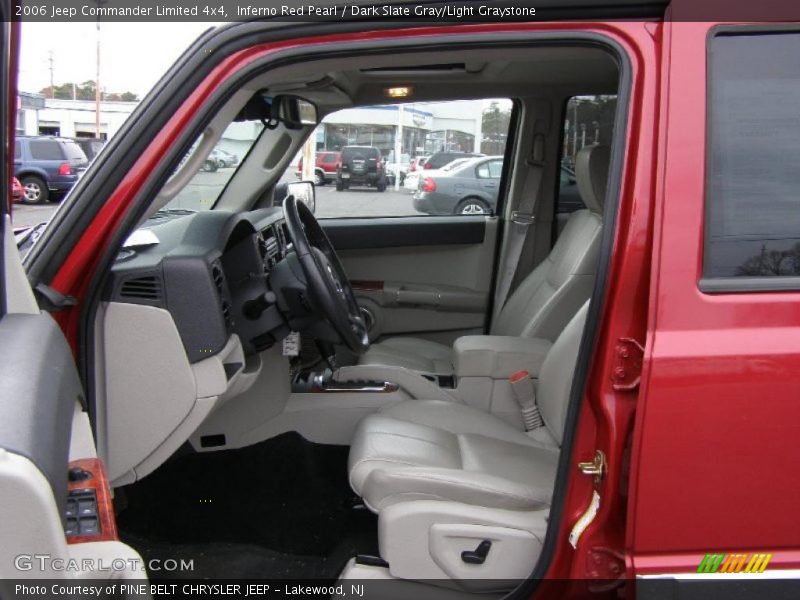 Inferno Red Pearl / Dark Slate Gray/Light Graystone 2006 Jeep Commander Limited 4x4
