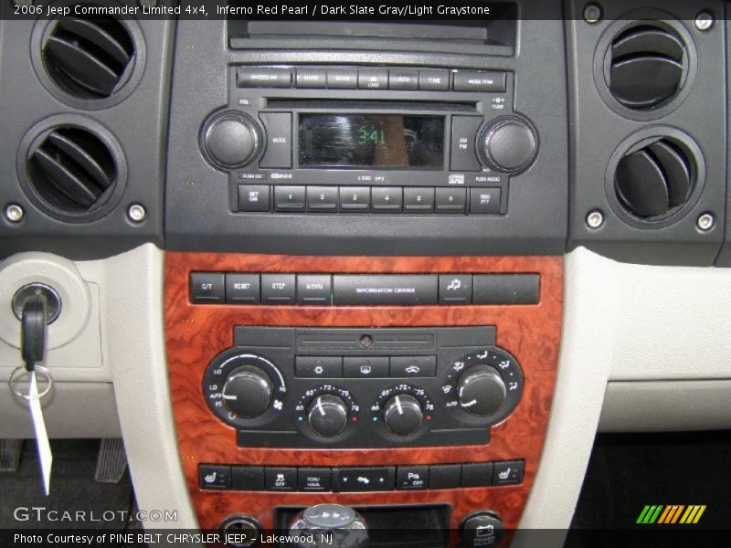 Inferno Red Pearl / Dark Slate Gray/Light Graystone 2006 Jeep Commander Limited 4x4