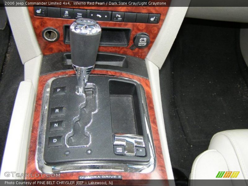 Inferno Red Pearl / Dark Slate Gray/Light Graystone 2006 Jeep Commander Limited 4x4