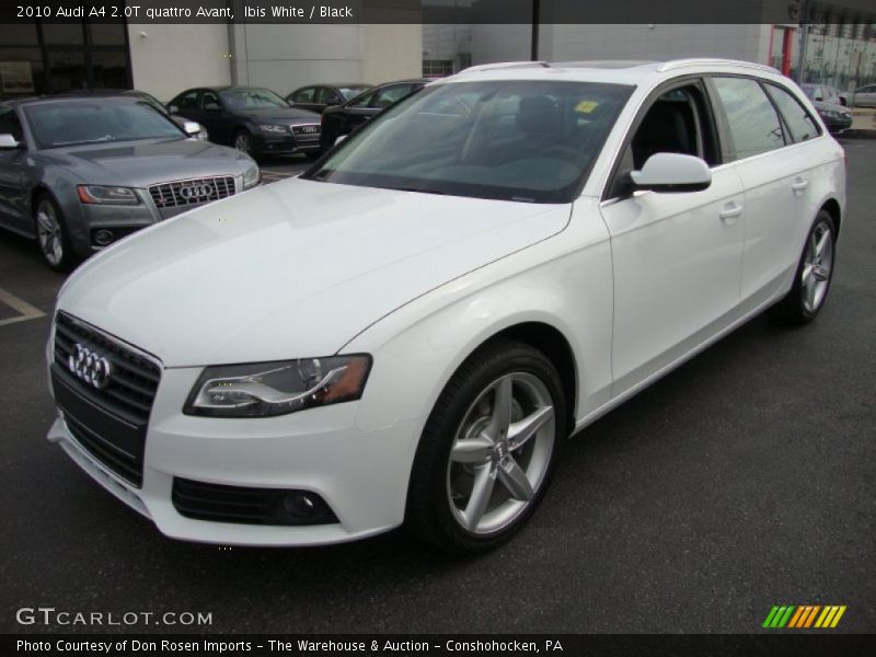 Ibis White / Black 2010 Audi A4 2.0T quattro Avant