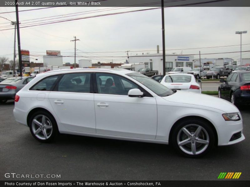 Ibis White / Black 2010 Audi A4 2.0T quattro Avant